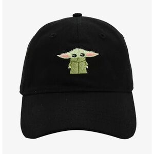 Box Lunch Black Grogu Ball Cap